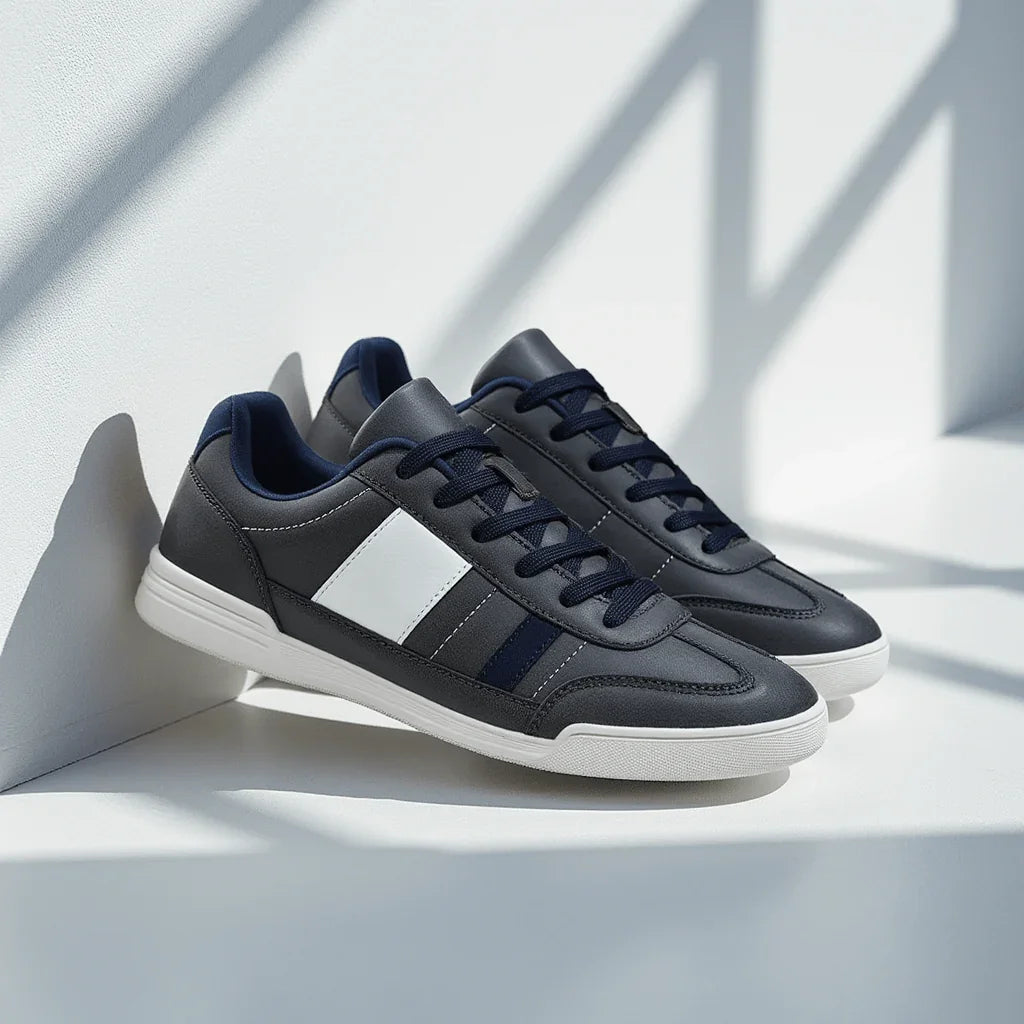 Zapatillas Casuales de Hombre con Puntera Ancha y Suela TPR de Perfil Bajo
